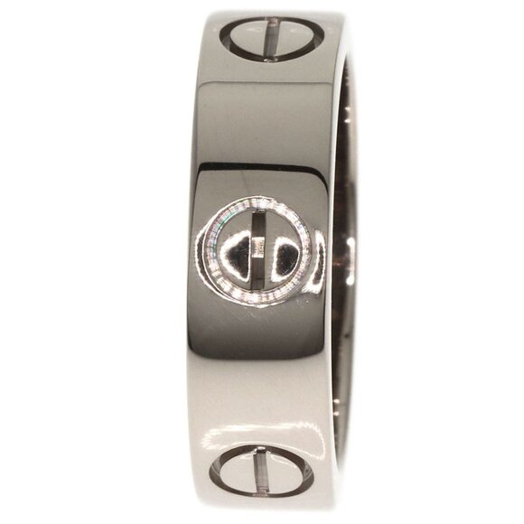 CARTIER 18k White Gold Love Ring #51 - Picture 3 of 7